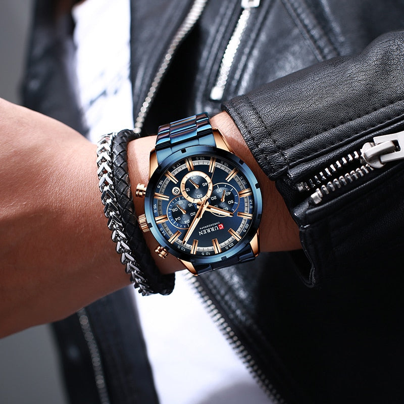 CURREN Quartz Uhr mit Chronograph