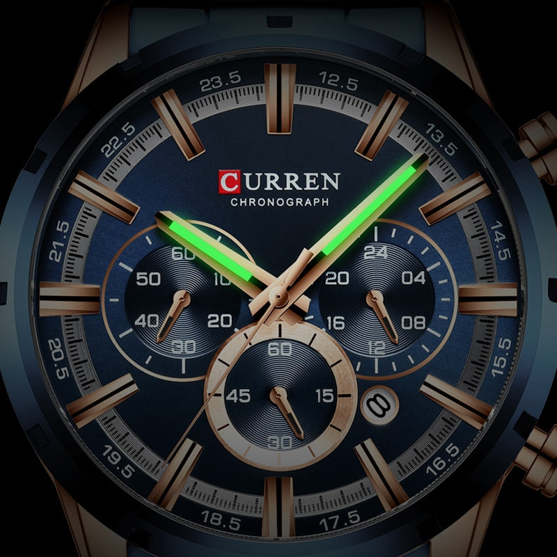 CURREN Quartz Uhr mit Chronograph