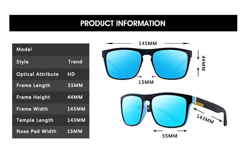 DJXFZLO 2022 polarisierende Sonnenbrille