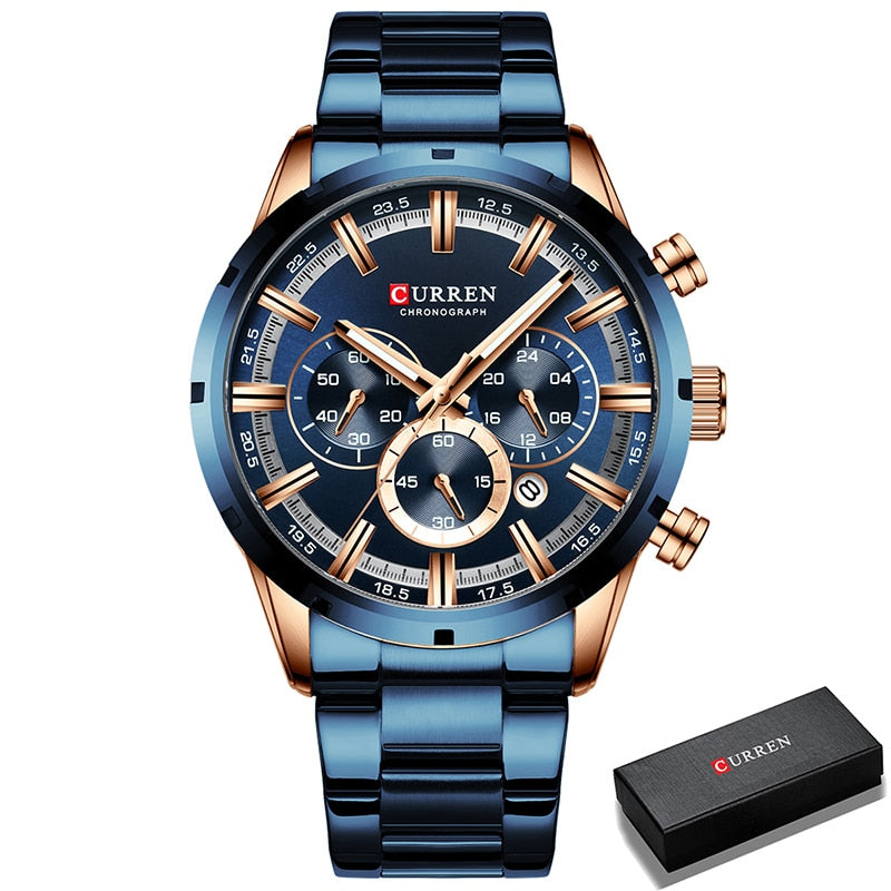CURREN Quartz Uhr mit Chronograph