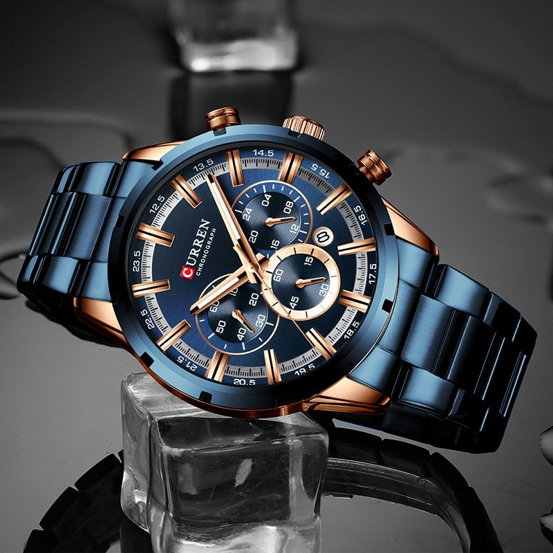 CURREN Quartz Uhr mit Chronograph
