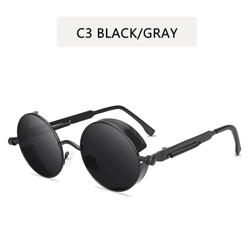 Metal Steampunk Sonnenbrille für Festivals