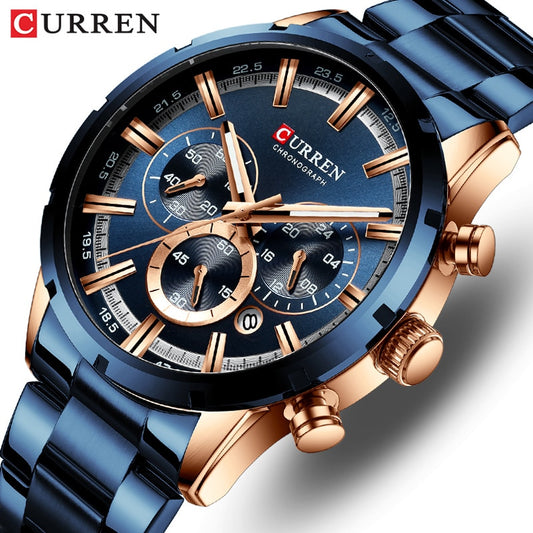 CURREN Quartz Uhr mit Chronograph